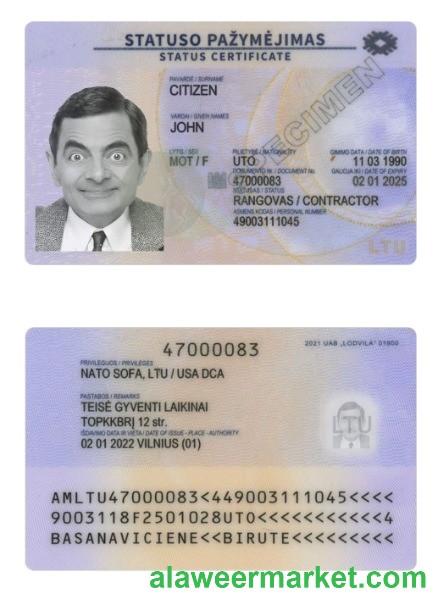 Lithuania residence card 2022-present